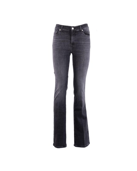 Shop SEVEN  Jeans: Seven jeans "Bootcut".
Vita media.
A zampa.
Gamba alta e svasata.
Composizione: 97% Cotone, 3% Elastan.
Made in Tunisia.. BOOTCUT 7U030C34-N